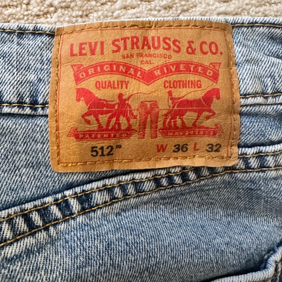 Men’s Levi Jeans 512 (Slim-Taper) - 36x32 - Picture 4 of 4